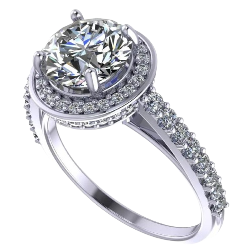 Double Square Dancing Stone Necklace Pendant