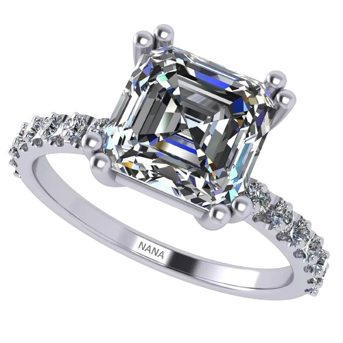 4 Prong Round Solitaire Simulated Diamond Necklace