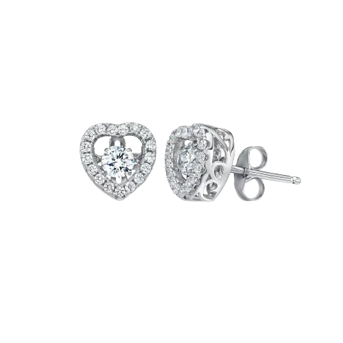 4 Prong Round Solitaire Simulated Diamond Necklace