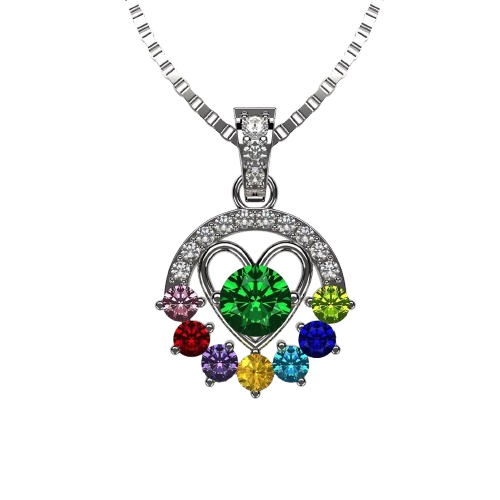 Horseshoe Dancing Stone Necklace