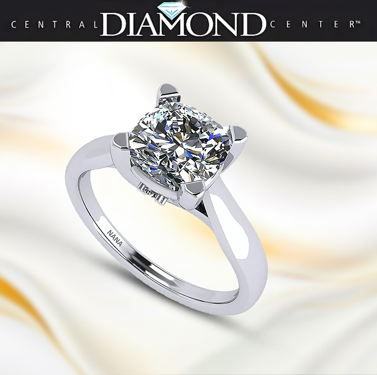 NANA Orecchini Donna In Oro 14K E Argento Con Zirconi Pure Brilliance 1.5-4 Ct