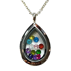 Chandelier Dancing Stone Necklace Pendant