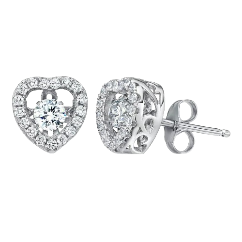 4 Prong Round Solitaire Simulated Diamond Necklace