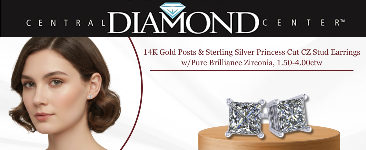 Elegant diamond stud earrings collection