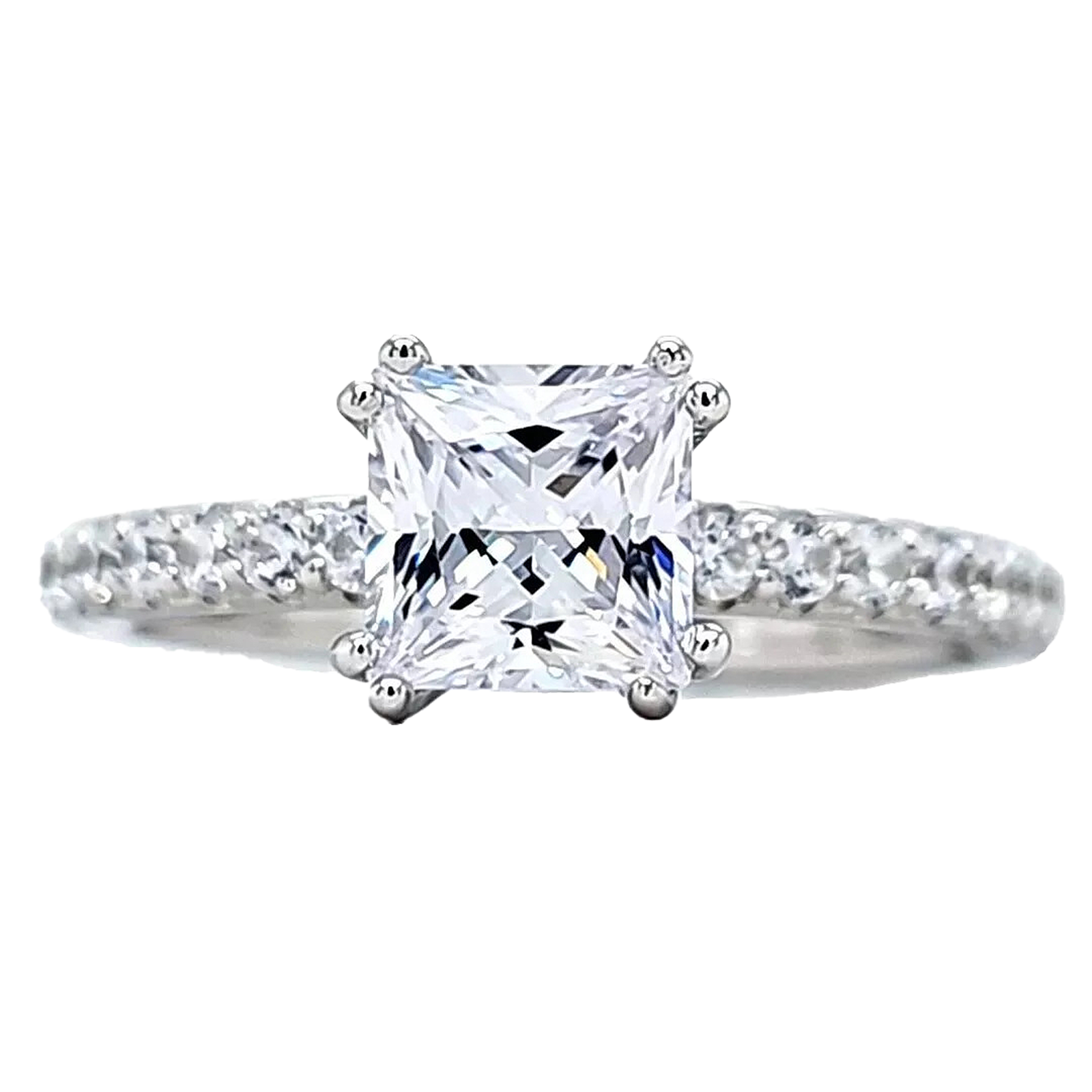 Snap & Set Earrings 7x5mm Oval 6 Prong Sterling Silver (Pair