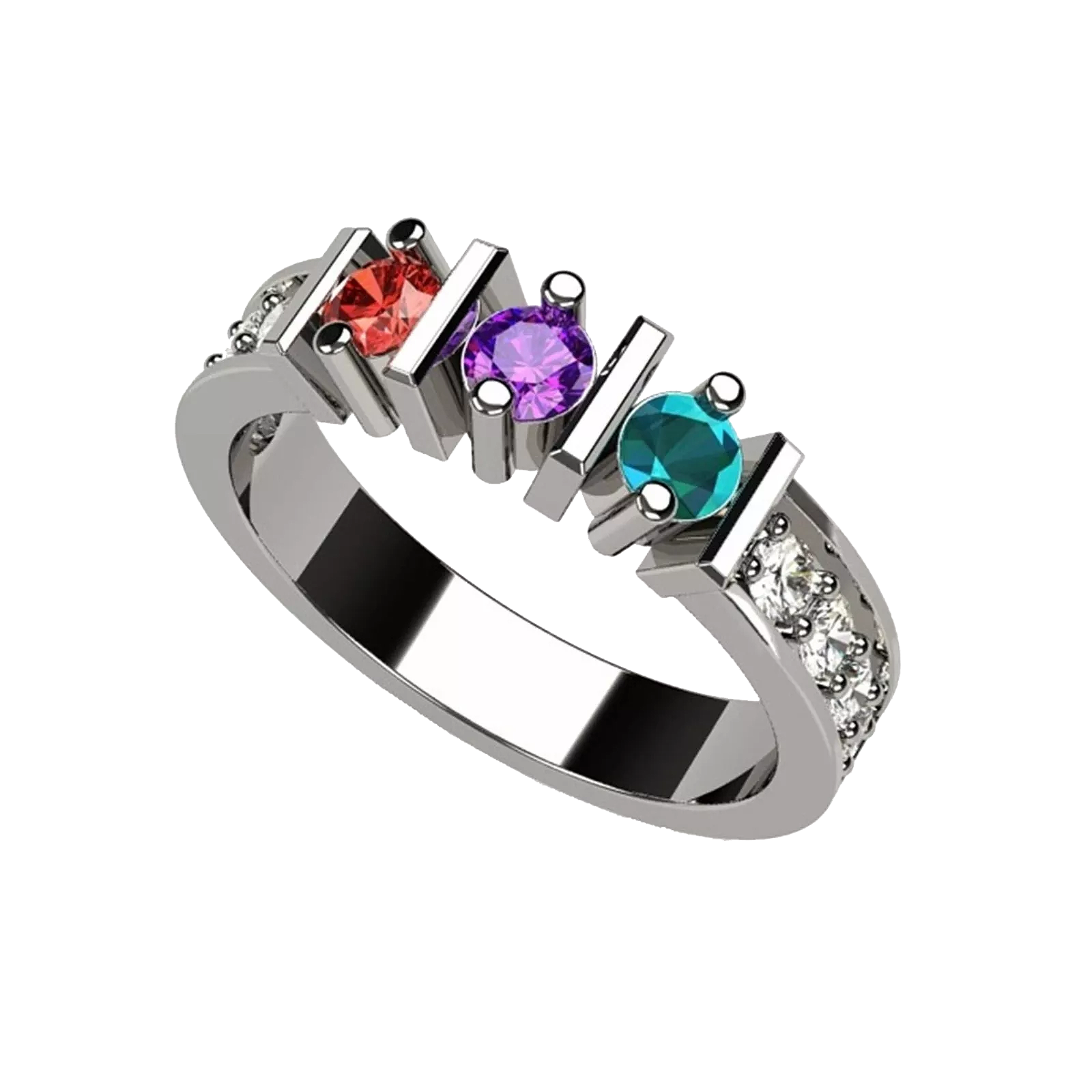 Chandelier Dancing Stone Necklace Pendant